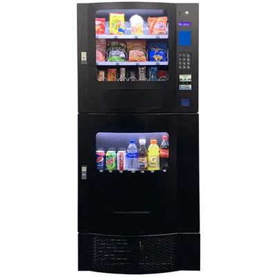 Compact Combination Vending Machine - Black