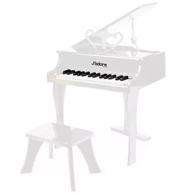 My First Melody Grand Piano - White