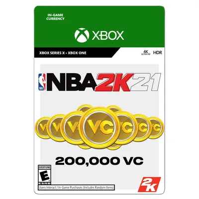 NBA 2K21 200,000 Virtual Currency (Xbox Series X/Xbox One) - Digital Code (Email Delivery)