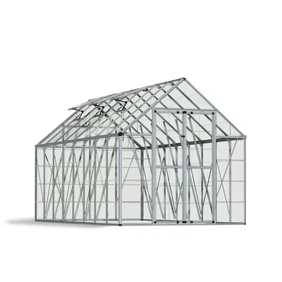 Palram | Canopia Snap & Grow Silver Greenhouse, 8' x 20'