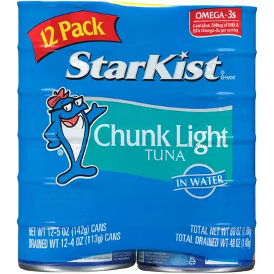 StarKist Chunk Tuna in Water (5 oz. cans, 12 pk.)