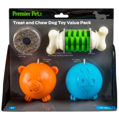 Premier Pet™ Dog Toy Value Pack, Medium (8 Count)