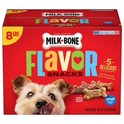 Milk Bone Flavor Dog Biscuits, Small/Medium, 8 lbs.