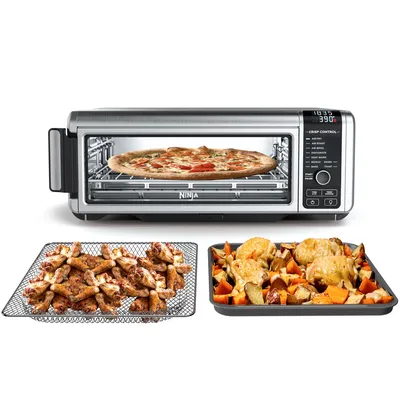 Ninja�� FT102A Foodi��� 9-in-1 Digital Air Fry Oven, Convection Oven, Toaster, Air Fryer, Flip-Away for Storage, 1800