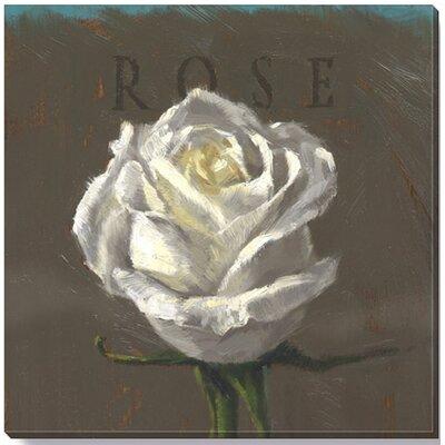 Darren Gygi Home Collection White Rose Giclee by Darren Gygi - Wrapped Canvas Painting Canvas | 14 H x 14 W x 1 D in | Wayfair 140-M-1414