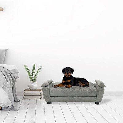 Club Nine Pets Dog Sofa Metal in Gray, Size 12.0 H x 40.0 W x 26.0 D in | Wayfair DULST