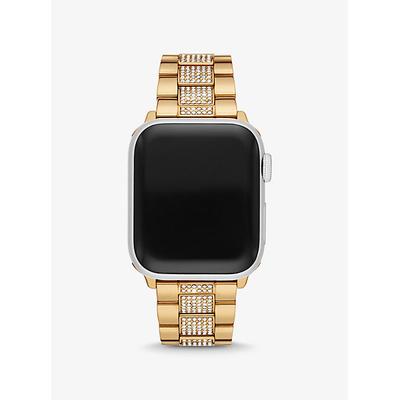 Michael Kors Pavé Gold-Tone Strap For Apple Watch® Gold One Size