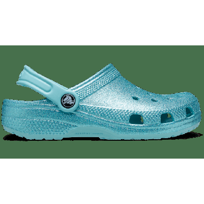 Crocs Pure Water Kids' Classic Glitter Clog Shoes
