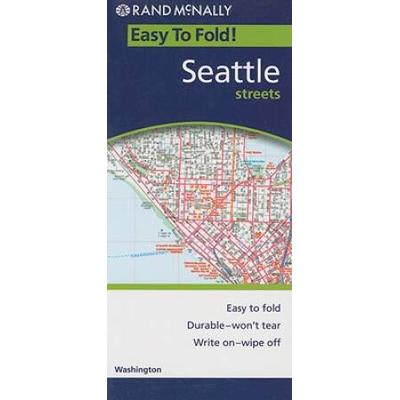 Rand Mcnally Easy To Fold! Seattle Streets