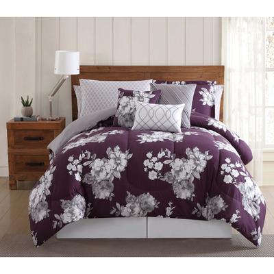 Peony Garden Floral Comforter Set by Style 212 in Multi (Size KING)