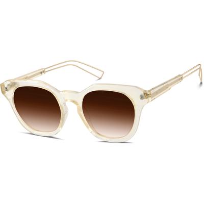 Zenni Square Rx Sunglasses Bellini Plastic Full Rim Frame