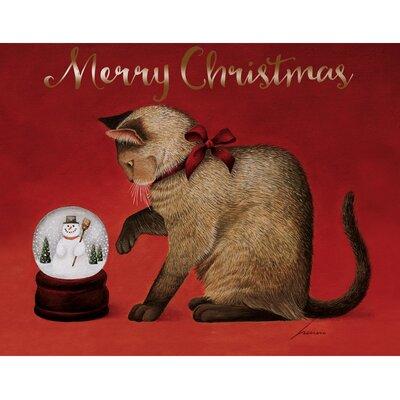 The Holiday Aisle® Snowy Wonder Boxed Christmas Card, Linen | 1.5 H x 5.9 W x 7.64 D in | Wayfair 7161ABB2F1514F91937C524FFF940309