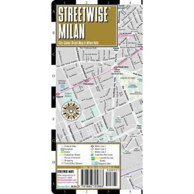 Streetwise Milan Map - Laminated City Street Map Of Milan, Italy: Folding Pocket Size Travel Map