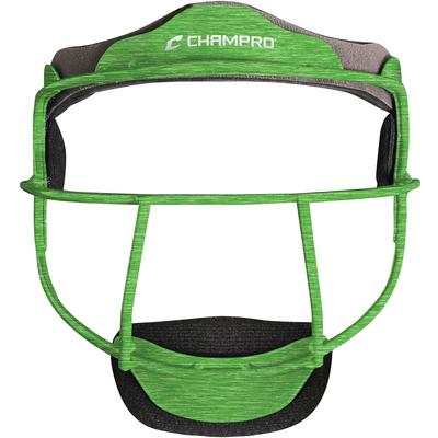 Champro The Grill Adult Softball Fielders Mask Heather Lime Green