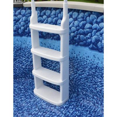 Cinderella Inc. New Main Access Easy Incline Above Ground In Pool Swimming Pool Ladder | 54.3 H x 23 W x 10 D in | Wayfair 2 x 200200