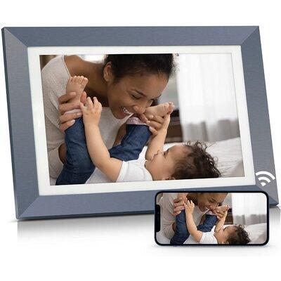 NexFoto 11 Inch 1080P WiFi Digital Picture Frame w/ 32GB Storage - Perfectly Decorate Your Home Plastic in Blue | 8.62 H x 14 W x 2.72 D in | Wayfair