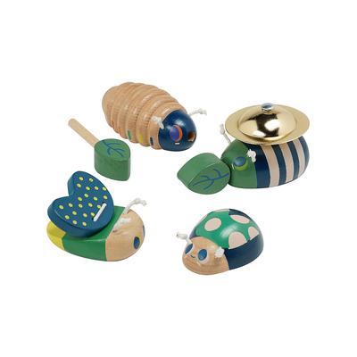 Manhattan Toy Toy Musical Instrument Sets Multicolor - Blue & Green Folklore Bug Quartet Toy Set