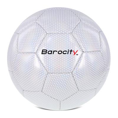 CoTa Global Barocity Soccer Ball - Premium Boys & Girls Official Match Ball w/ Cool Reflective Rainbow Hex Pattern, Durable, Indoor, Outdoor | Wayfair