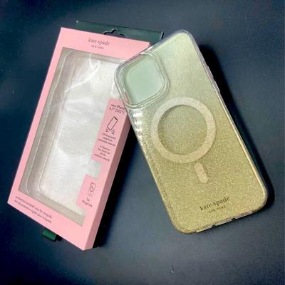 Kate Spade Cell Phones & Accessories | New Kate Spade Magsafe Ombre Glitter Gold Case For Apple Iphone 13 Promax | Color: Gold | Size: Iphone 13 Pro Max