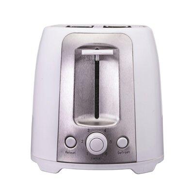Brentwood 2-Slice Toaster Aluminum | 7.09 H x 6.89 W x 11.02 D in | Wayfair TS292W