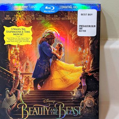 Disney Cameras, Photo & Video | Disney's Beauty & The Beast- Both Dvd & Blue Ray Discs + Digital Hd | Color: Blue/Red | Size: Dvd, Blue Ray And Streaming