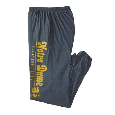 Men's Big & Tall NCAA Jersey Lounge Pants by NCAA in Notre Dame (Size 3XL)