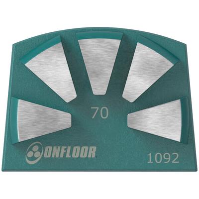 Onfloor 615862 XT5-SEG Diamond Quick Tool with 70 Grit - 3/Pack