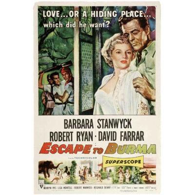 Posterazzi Escape to Burma Movie Poster (11 X 17) Item MOVII8703 Paper in Green | 17 H x 11 W in | Wayfair