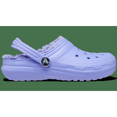 Crocs Digital Violet Toddler Classic Lined Clog Shoes