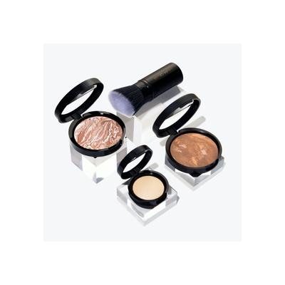 Plus Size Women's Daily Routine: Bronze Full Face Kit (4 Pc) by Laura Geller Beauty in Tan