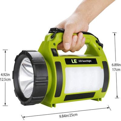 c&g outdoors Rechargeable LED Camping Lantern, 1000LM, 5 Light Modes, Power Bank, IPX4 Waterproof, Size 9.84 H x 4.92 W x 6.89 D in | Wayfair K96
