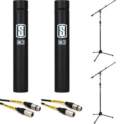 Slate Digital VMS ML-2 Small-diaphragm Modeling Microphone Bundle with Stands and Cables