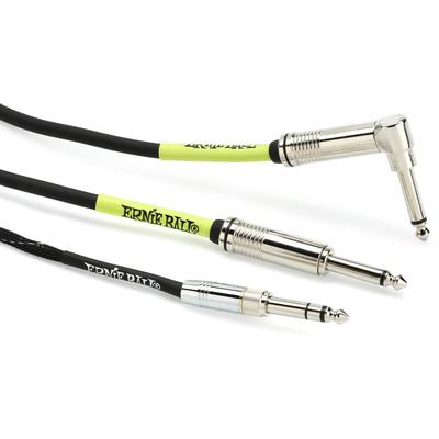 Ernie Ball P06411 Instrument and Headphone Combo Cable