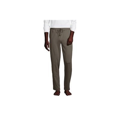 Men's Comfort Knit Pants - Lands' End - Brown - XL