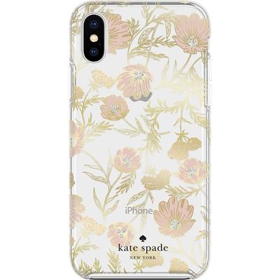 Kate Spade New York Cell Phones & Accessories | Kate Spade Case For Apple Iphone X 2018 Iphone Xs Blossom Pinkgold Gems Slim | Color: Gold/Pink | Size: Os