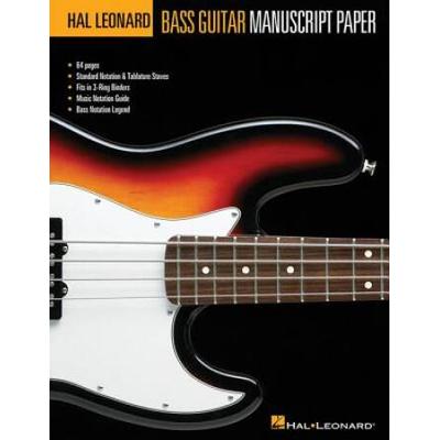 Bass Guitar Manuscript Paper