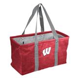 Wisconsin Crosshatch Picnic Caddy Bags by NCAA in Multi