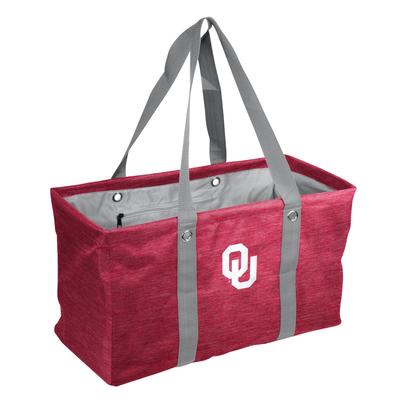 Oklahoma Crosshatch Picnic Caddy Bags by NCAA in Multi
