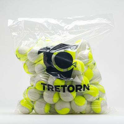 Tretorn Micro-X Pressureless Bag of 72 (Yellow and White) Tennis Balls