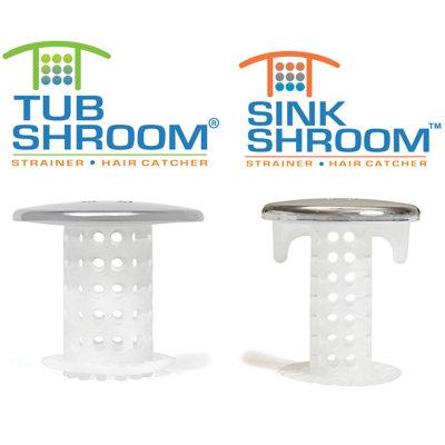 TubShroom Basket Strainer Tub Drain in Gray | 2 H x 2.25 W x 2.25 D in | Wayfair CPTSSSCE1