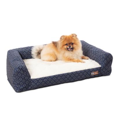 Air Sofa Pet Bed Geo Flower by K&H Pet Products in Navy (Size MEDIUM)