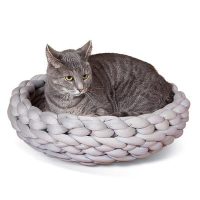 Knitted Pet Bed by K&H Pet Products in Gray