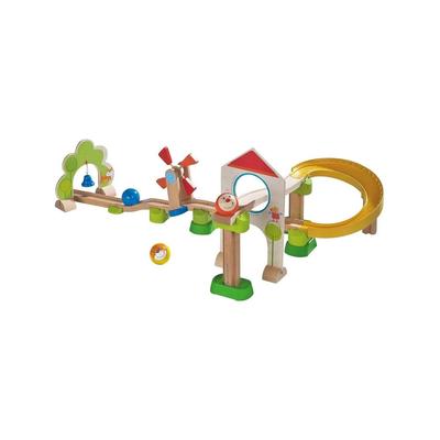 HABA Early Development Toys multi - Yellow & Green Windmill 25-Piece Starter Track Set