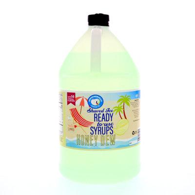 Hypothermias Honey Dew Ready to Use Shaved Ice or Snow Cone Syrup Gallon (128 Fl. Oz) | Wayfair 16105