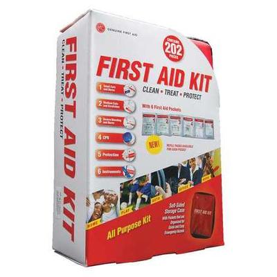 ZORO SELECT 9999-2302 Bulk First Aid kit, Nylon, 25 Person