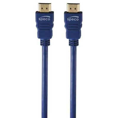 SPECO TECHNOLOGIES HDCL50 HDMI Cable,50 ft. L,Blue,Triple SHLD
