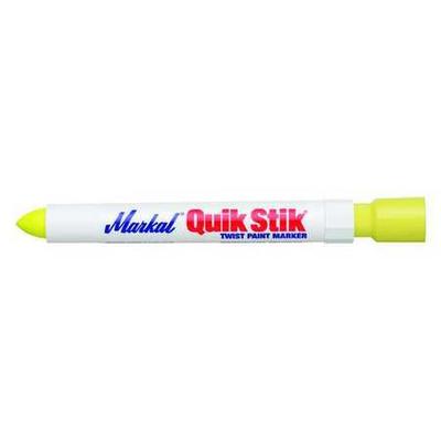 MARKAL 61041 Paint Crayon, Medium Tip, Fluorescent Yellow Color Family