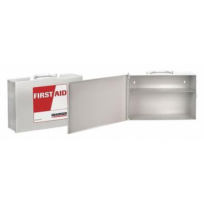 ZORO SELECT M5024 Empty First Aid Cabinet, Wall Mount, White