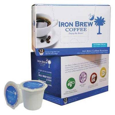 IRON BREW C-1CT-12SPSS Coffee,0.12 oz. Net Weight,Ground,PK12