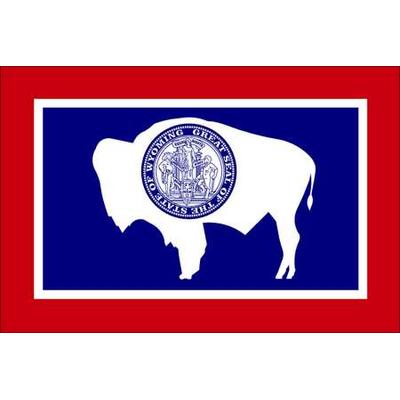 NYLGLO 146160 Wyoming State Flag,3x5 Ft